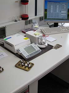 The sample for the in-depth analysis. Photo: UK.