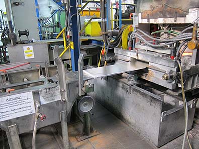Here a broad sheet comes out of the coquille. Photo: UK.