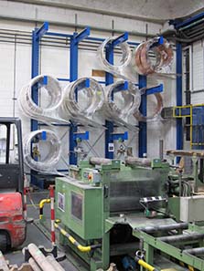 Coils made of different metal alloys. Photo: UK.