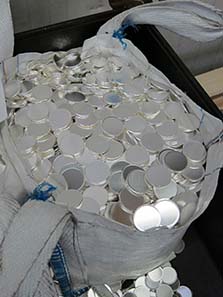 Blanks for German commemorative coins. Photo: UK.