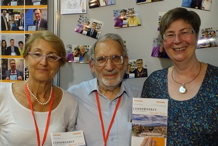 Theodore Buttrey also read CoinsWeekly. We last met him in 2015 on occasion of the International Numismatic Congress in Taormina. He posed for the photo wall of CoinsWeekly, together with Lucia Travaini. Photo: Björn Schöpe.