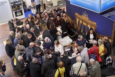 People could change the newest German coin issues for their nominal value at the MDM’s booth. Photo: WMF.