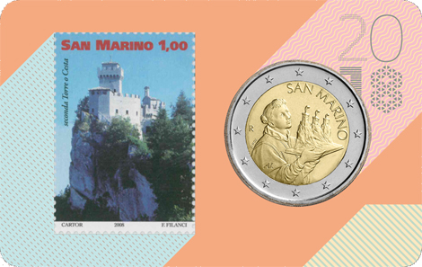 San Marino / 2 Euro / Mintage: 10,000.