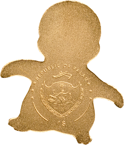Palau / 1 dollar / .9999 gold / 0.5 g / 13.92 mm // Mintage: 15,000.