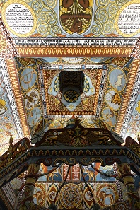 Reconstruction of the wooden synagogue in Hwisdez / today Ukraine. Photo: UK.