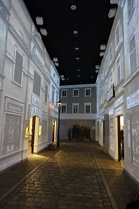 An alley in a Polish Shtetl. Photo: UK.