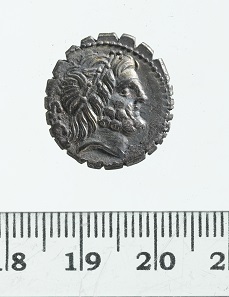 Antonius Balbus, silver denarius serratus, 83-82 BC. © MOLA.