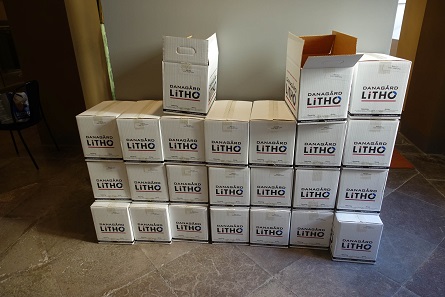 Copies of this book are awaiting orders at the Coin Cabinet of Uppsala. Foto: KW.