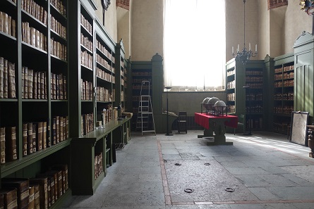 The library of the cathedral is the town’s pride. Picture: KW.