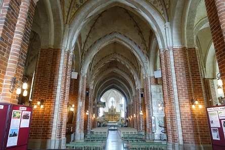 The view of the cathedral’s nave. Picture: KW.