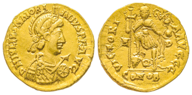 No. 360 – Majorian, 457-461. Solidus, Mediolanum, 457-468. Very rare. Very fine. Estimate: 8,000 euros.