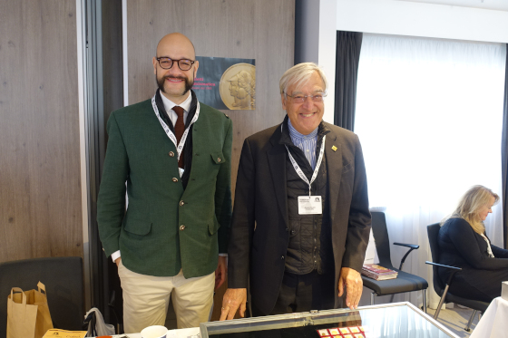 Mathias and Giovanni Paoletti of Paoletti S.r.l came all the way from Italy to London. Photo: UK.