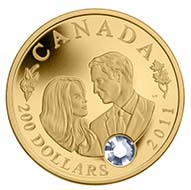 Canada - 200 CAD - 91.67% gold, 8.33 % silver - 16.0 g - 29 mm - Mintage: 2000 - Designer: Laurie McGaw (reverse), Susanna Blunt (obverse).