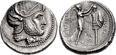 Seleukos I Nikator, 312-281. Tetradrachm, Susa mint, 300-295. From sale CNG 109 (2018), 202.
