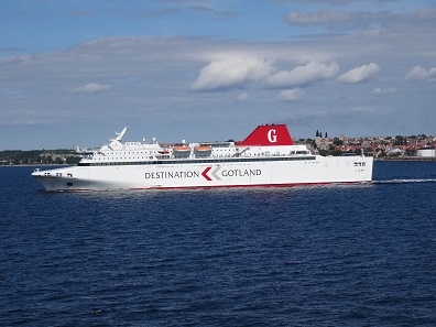 To visit Gotland, you need to take the ferry. Photo: KW.