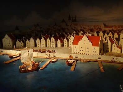 Model of the city of Visby. Photo: KW.