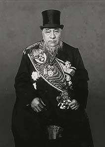 Pic. 2: Paul Kruger as President of the South-African Republic, photo taken in 1898.