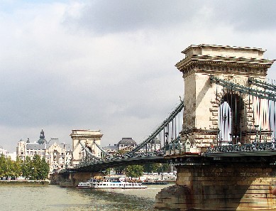 Széchenyi Chain Bridge in Budapest. Source: Silar / Wikipedia.