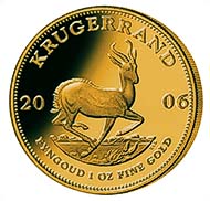 Pic. 08: Krugerrand 2006, minted in Berlin, with Berlin bear mintmark - 2010 this issue will be revived.