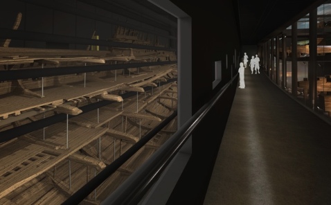 Ship Walkway Image 2012. Credit Pringle Brandon.