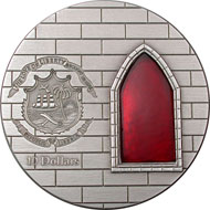 The first coin of the Tiffany series from 2004.