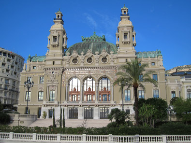 View at the famous gambling casino of Monte Carlo. Photo: KW.