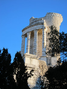 Victory monument of the Alps at La Turbie. Photo: KW