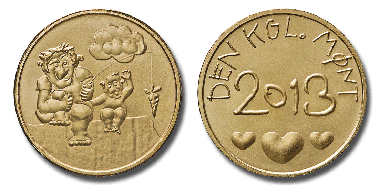 The set's medal features a troll motif.