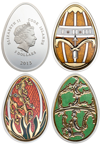 Cook Islands / 5 Ci$ / Silver .999 / 20 g / 38.61 mm / Mintage: 2,500 (each coin).