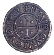 Louis the Pious, ruler of the Carolingian Empire 814-840, penny, silver (1.66 g), Italy(?), after 814
