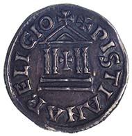 Louis the Pious, ruler of the Carolingian Empire 814-840, penny, silver (1.66 g), Italy(?), after 814