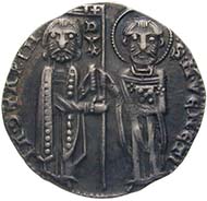 Venice, Jacopo Contarini, Doge 1275-1280, matapan, silver (2.18 g), undated