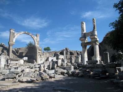 Neocoria Temple of Domitian. Photo: KW.