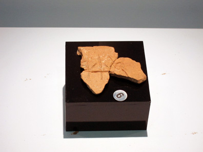 Ceramics with linear A-script in the Museum of Miletus. Photo: KW.