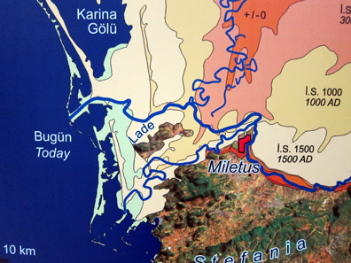 Map of Miletus. Photo: KW.