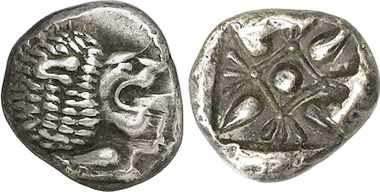 Miletus 1/12 stater. Gorny & Mosch 200 (2011), 1818.