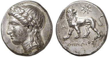Miletus. Tetradrachm, 352-325. Gorny & Mosch 211 (2013), 362.