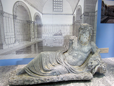 Statue of the Meander river god. Photo: KW.