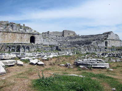 The theatre of Miletus. Photo: KW.